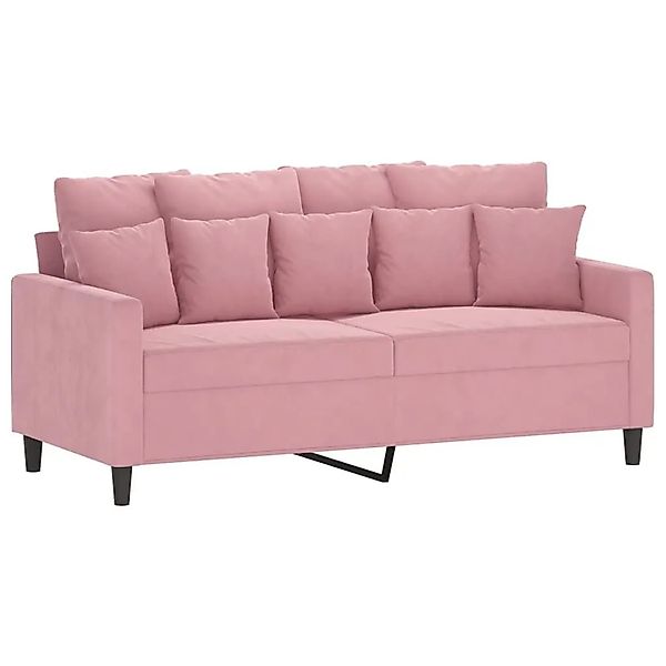 vidaXL 2-Sitzer-Sofa Rosa 140 cm Samt 359306 günstig online kaufen