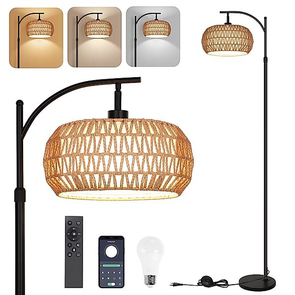 Lapamax LED Stehlampe Dimmbare Stehlampe Wohnzimmer günstig online kaufen