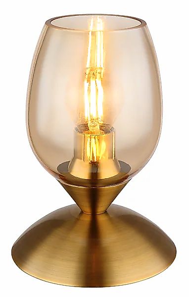 GLOBO LIGHTING Tischleuchte »KUWAITA« E14 1 Stk. Tischlampe Nachttischlampe günstig online kaufen