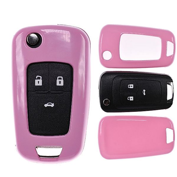 mt-key Schlüsseltasche Autoschlüssel Hardcover Schutzhülle Pink, günstig online kaufen