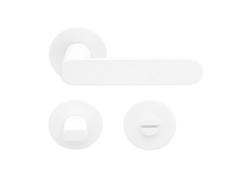 MeinTürgriff Drückergarnitur Georgetown Flachrosette weiß Türgriff Rosetten günstig online kaufen