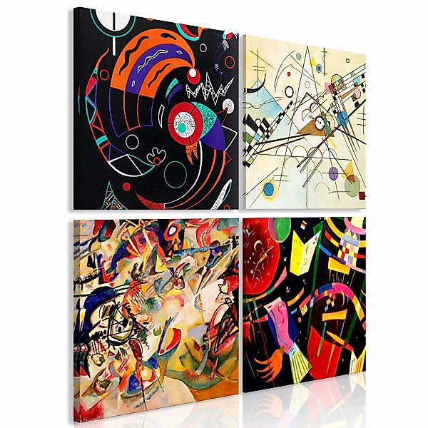 Wandbild - Colours Dance (4 Parts) günstig online kaufen