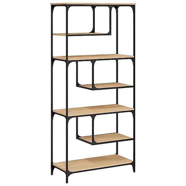 vidaXL Bücherregal Sonoma-Eiche 81x36x176 cm Holzwerkstoff 836224 günstig online kaufen