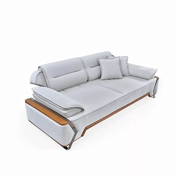 JVmoebel 3-Sitzer Weißes Sofa Luxus Wohnzimmer Couch Polster 3-Sitzer Neuer günstig online kaufen