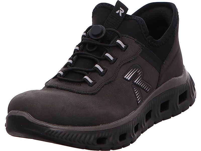Rieker anthrazit negro schwarz Schnürschuh günstig online kaufen