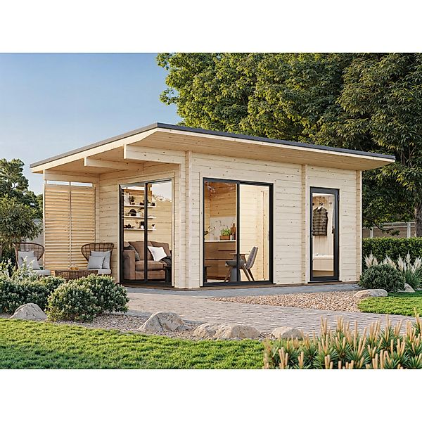 Palmako Ferienhaus Cecilia 500 x 314 cm Naturbelassen FSC® günstig online kaufen