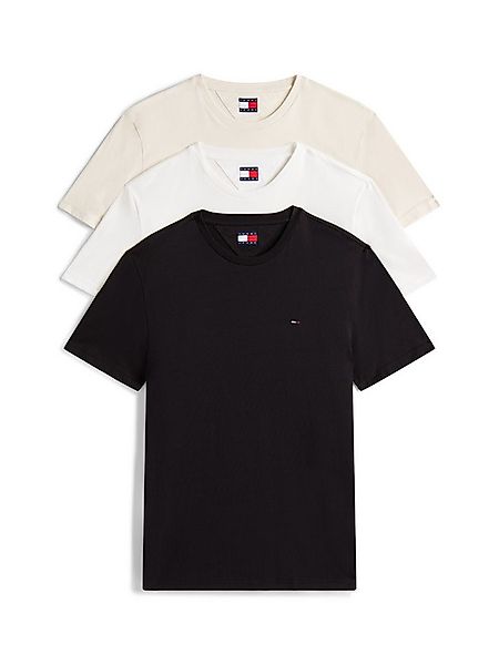 Tommy Jeans T-Shirt TJM EXTRA SLIM 3 PACK (Packung, 3-tlg) Mit Rundhalsauss günstig online kaufen
