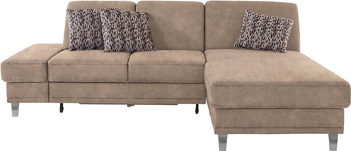 sit&more Ecksofa »Clio L-Form« wahlweise mit Bettfunktion oder Vorziehsitz günstig online kaufen