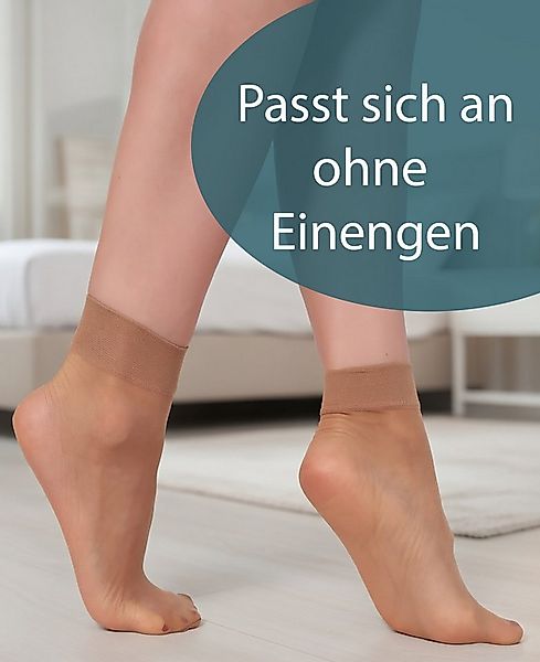 BANANALU Feinsöckchen Feinsocken Nylon Socken feinstrumpfsöckchen Großpacku günstig online kaufen