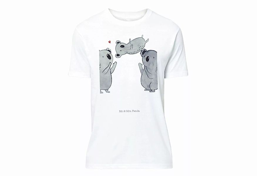 Mr. & Mrs. Panda T-Shirt Koala Feiern Sich - Weiß - Geschenk, Partyhüte, Ha günstig online kaufen