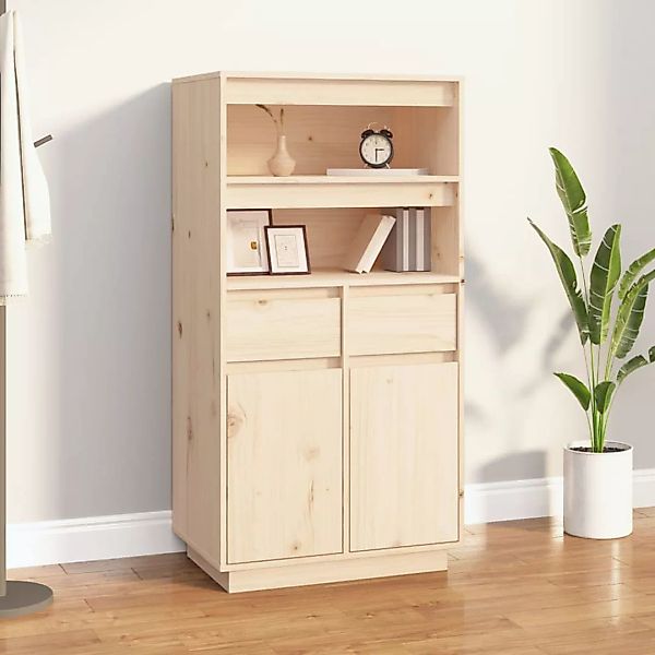 vidaXL Highboard Highboard 60x40x116,5 cm Massivholz günstig online kaufen
