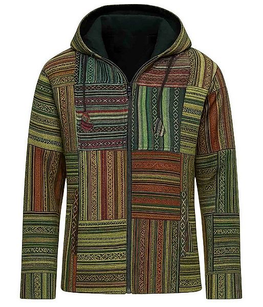KUNST UND MAGIE Blouson KUNST&MAGIE Baja Jerga Unisex Patchwork Hoodie+Kapu günstig online kaufen