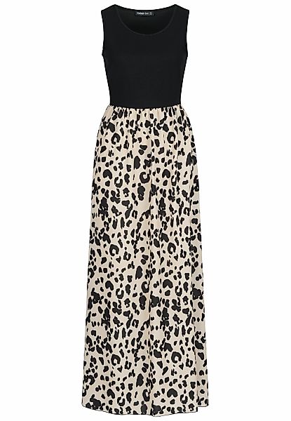 CLOUD 5IVE Shirtkleid "CLOUD 5IVE 2-Tone Maxi-Dress Leo Print" 1 Stk. tlg. günstig online kaufen