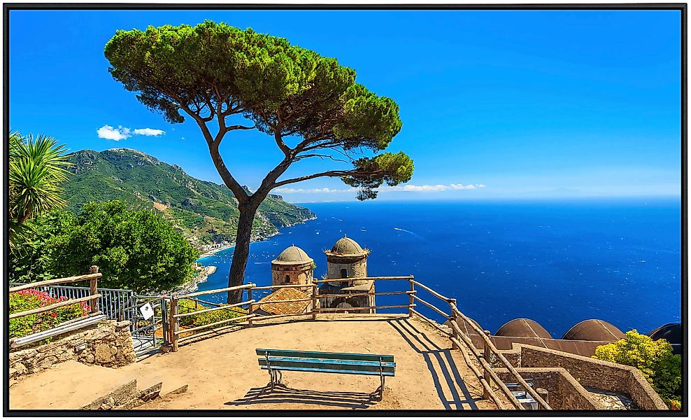 Papermoon Infrarotheizung »Panorama Ravello Amalfi«, sehr angenehme Strahlu günstig online kaufen