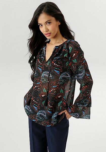 Aniston SELECTED Chiffonbluse aus leicht transparente Chiffon günstig online kaufen
