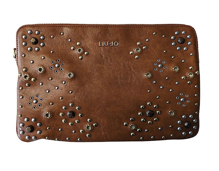 Liu Jo Handtasche Clutch Damen Kunstleder Braun Zipper A14241E0059-71336 günstig online kaufen