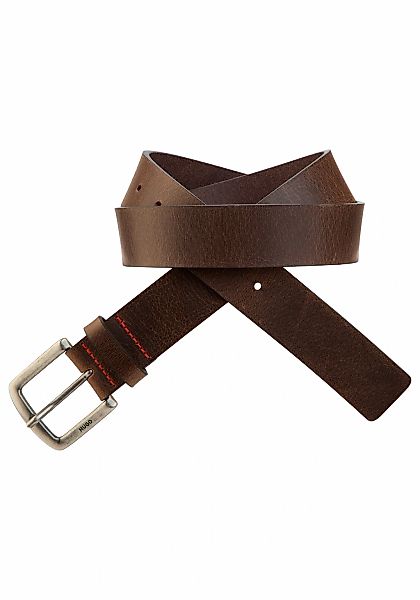 HUGO Ledergürtel "Gordy Sz35", mit Logoprägung an der Schließe günstig online kaufen