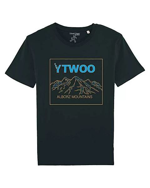 Herren Bio Shirt Mit Alborz Mountains, Gebirgslandschaft Als Motiv. günstig online kaufen