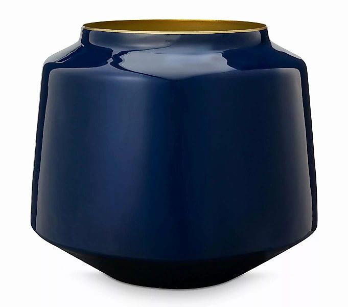 PIP STUDIO Vasen Vase Metall Blue 22 cm günstig online kaufen