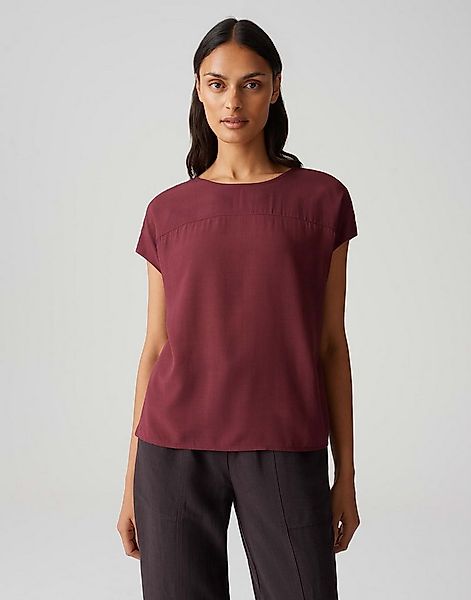 OPUS Kurzarmshirt SESONNE Regular im Materialmix günstig online kaufen