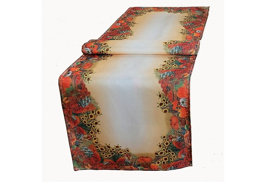 texpot Tischläufer Tischdecke mit Druckmotiv Kürbis und Sonnenblumen (1-tlg günstig online kaufen