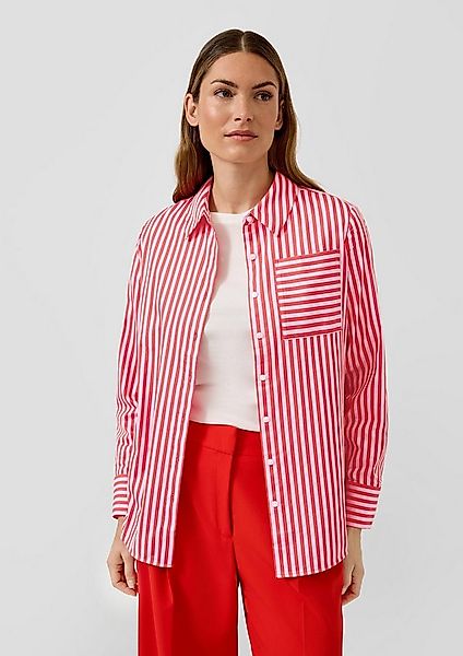 s.Oliver Langarmbluse Bluse Elastische Bluse aus Baumwolle günstig online kaufen