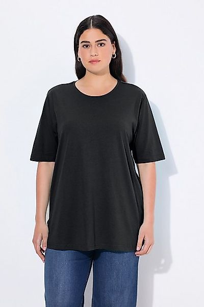Ulla Popken T-Shirt T-Shirt Rundhalsausschnitt Relaxed Halbarm günstig online kaufen