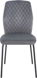 SalesFever 4-Fußstuhl "Esszimmerstuhl mit elegantem Stil" (Set) 2 Stk. Samt günstig online kaufen