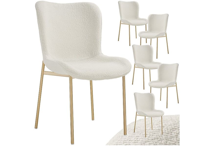 tectake Esszimmerstuhl Polsterstuhl Tessa (Set, 6 St), Superbequeme Polster günstig online kaufen