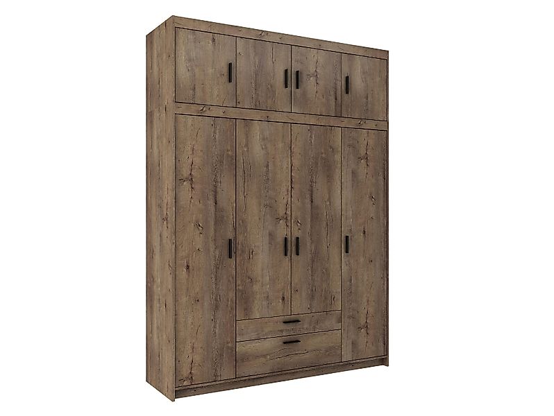 Beautysofa Drehtürenschrank ELENA 4D mit Erweiterung günstig online kaufen