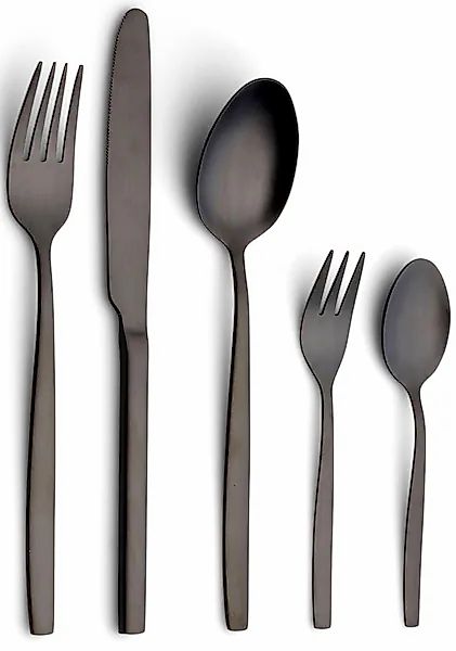 ECHTWERK Besteck-Set »Positano«, (Set, 30 tlg.), Tafelbesteck, schwarz, Ges günstig online kaufen