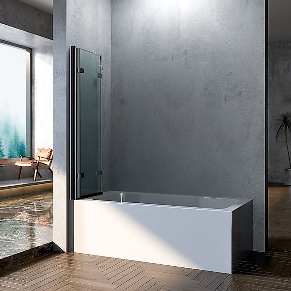 Boromal Duschwand für Badewanne Badewannenaufsatz Badewannenfaltwand günstig online kaufen