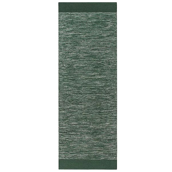 Melange Teppich 70 x 200cm Green günstig online kaufen