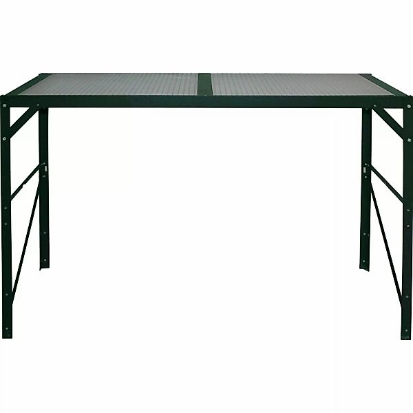 Vitavia Alutisch mit 1 HKP-Ablagefläche 121 cm x 54 cm Smaragd günstig online kaufen