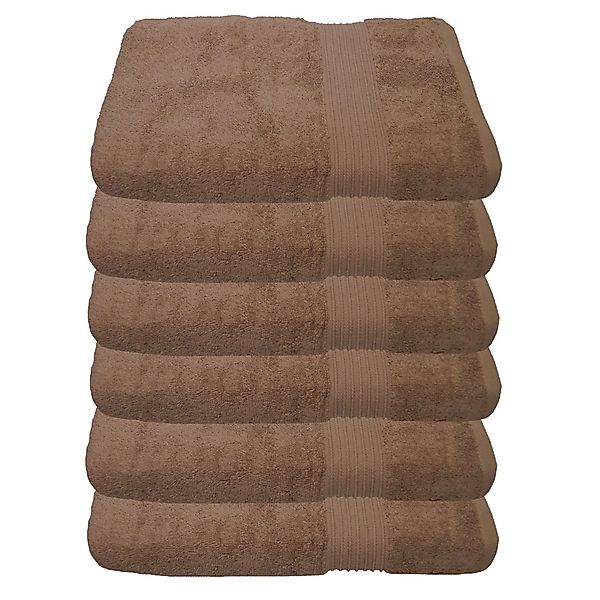 Julie Julsen Handtücher 6-Handtücher-Pastell Braun-Handtuch 50 günstig online kaufen