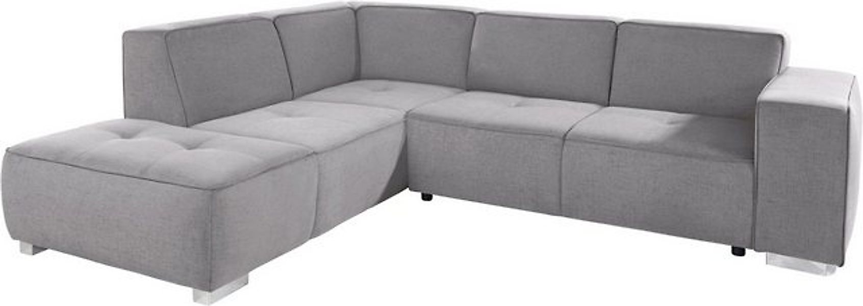 INOSIGN Ecksofa "Sapporo L-Form", wahlweise Bettfunktion oder Sitztiefenver günstig online kaufen