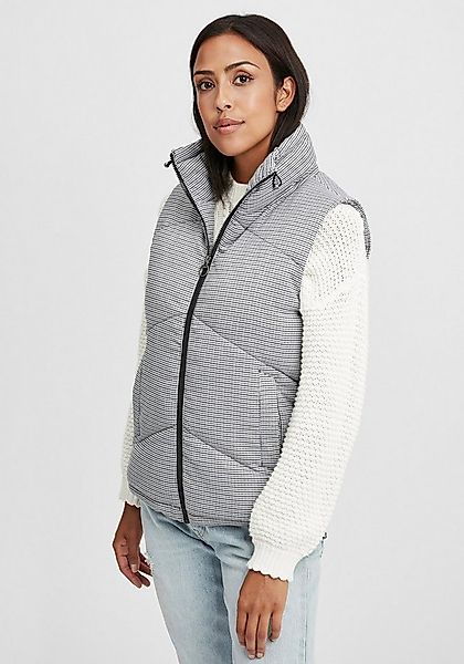 OXMO Steppweste OXNennja Steppweste im feinen Hahnentritt-Muster günstig online kaufen
