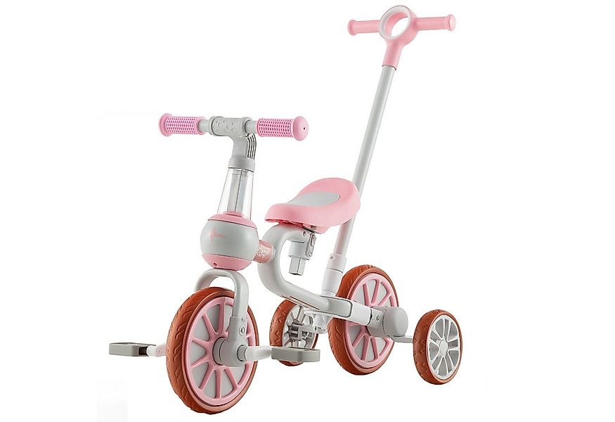 COSTWAY Dreirad 4 in 1 Laufrad, verstellbar, von 2-4 Jahren, bis 30kg günstig online kaufen