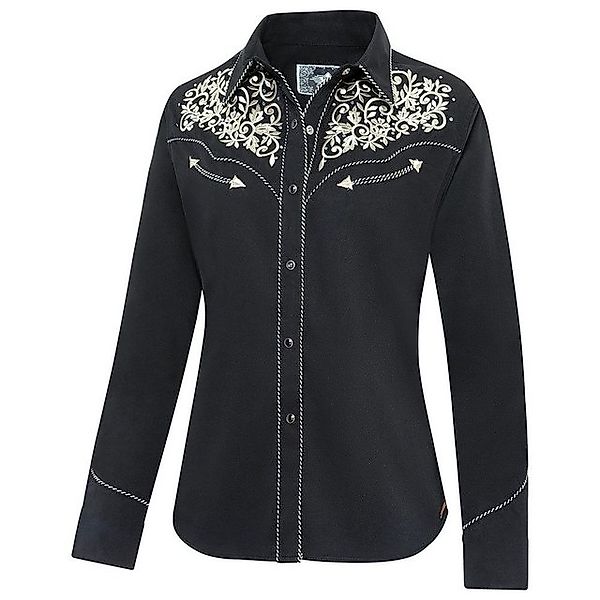 Stars & Stripes Langarmbluse Westernbluse Holly mit Bestickung günstig online kaufen