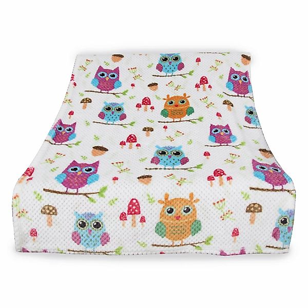 Bestlivings Kuscheldecke Cashmere Dots Kids Eule günstig online kaufen