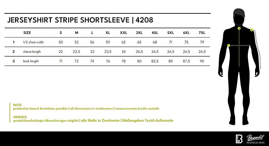 Brandit T-Shirt Jerseyshirt Stripe Tee günstig online kaufen