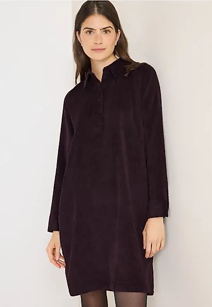 Cordkleid in Unifarbe günstig online kaufen