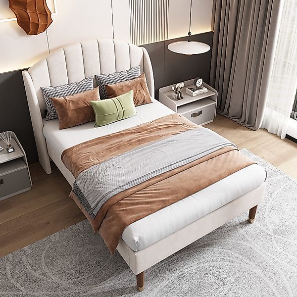 STILVORA Polsterbett 90×200 Bettgestell Jugendbett mit günstig online kaufen