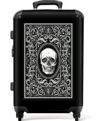 NoBoringSuitcases.com© Hartschalen-Trolley mit leuchtende Räder - günstig online kaufen