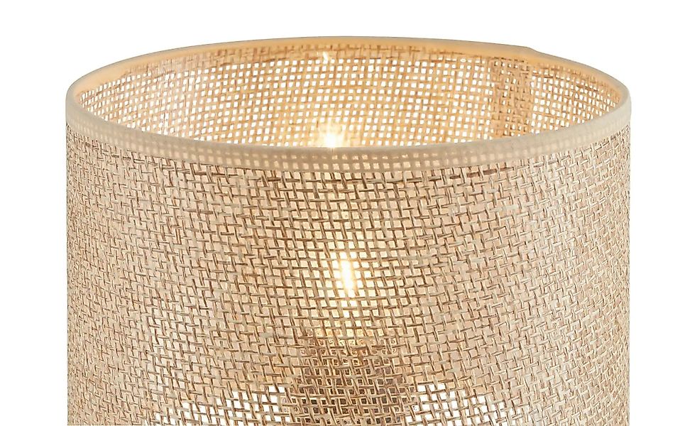 Reality Design-Tischleuchte Straw 1-flammig Braun 24 cm x 24 cm günstig online kaufen