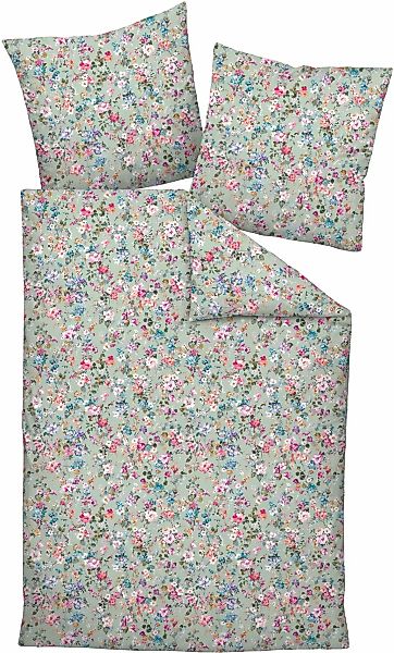 Janine Janine Mako-Satin Bettwäsche MILANO 45110 multicolor Größe:  135x200 günstig online kaufen