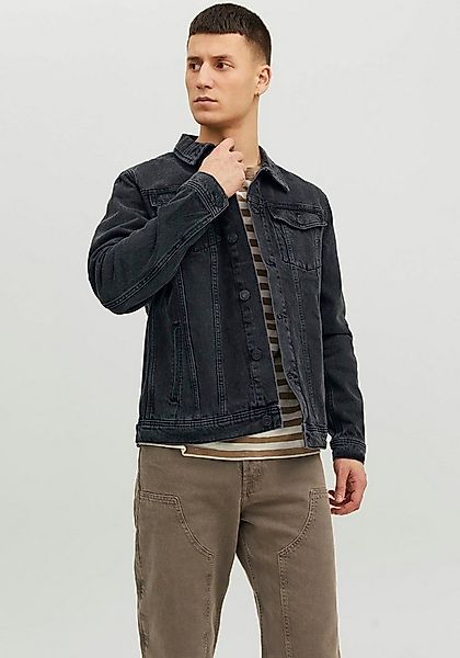 Jack & Jones Jeansjacke JJIJEAN Jeansjacke mit Windschutz, stylisch und ang günstig online kaufen