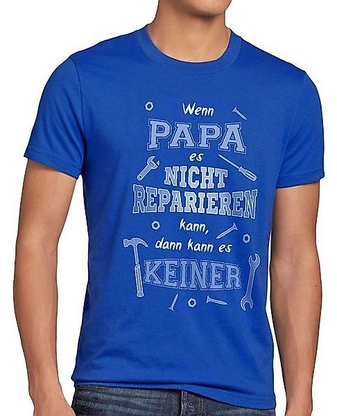 style3 T-Shirt Wenn Papa nicht reparieren kann es keiner vater dad vatertag günstig online kaufen