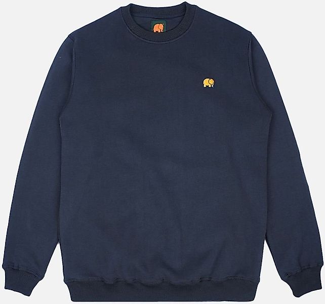 Trendsplant Rundhalspullover Organic Essential Sweater Trendsplant Blue günstig online kaufen