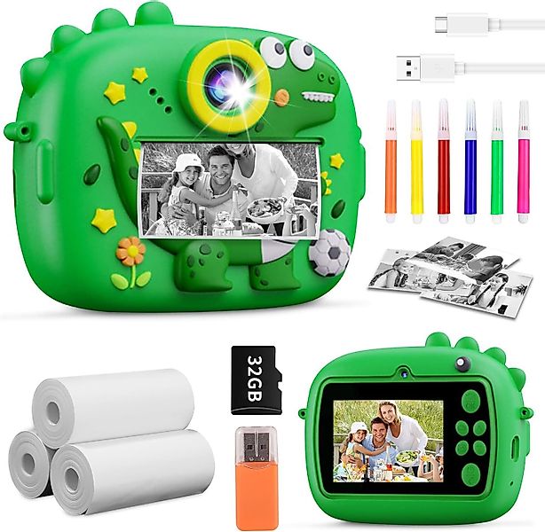 SinLaw Spielzeug-Kamera Kinderkamera, Sofortbildkamera, 2,4-Zoll-Digitalkam günstig online kaufen